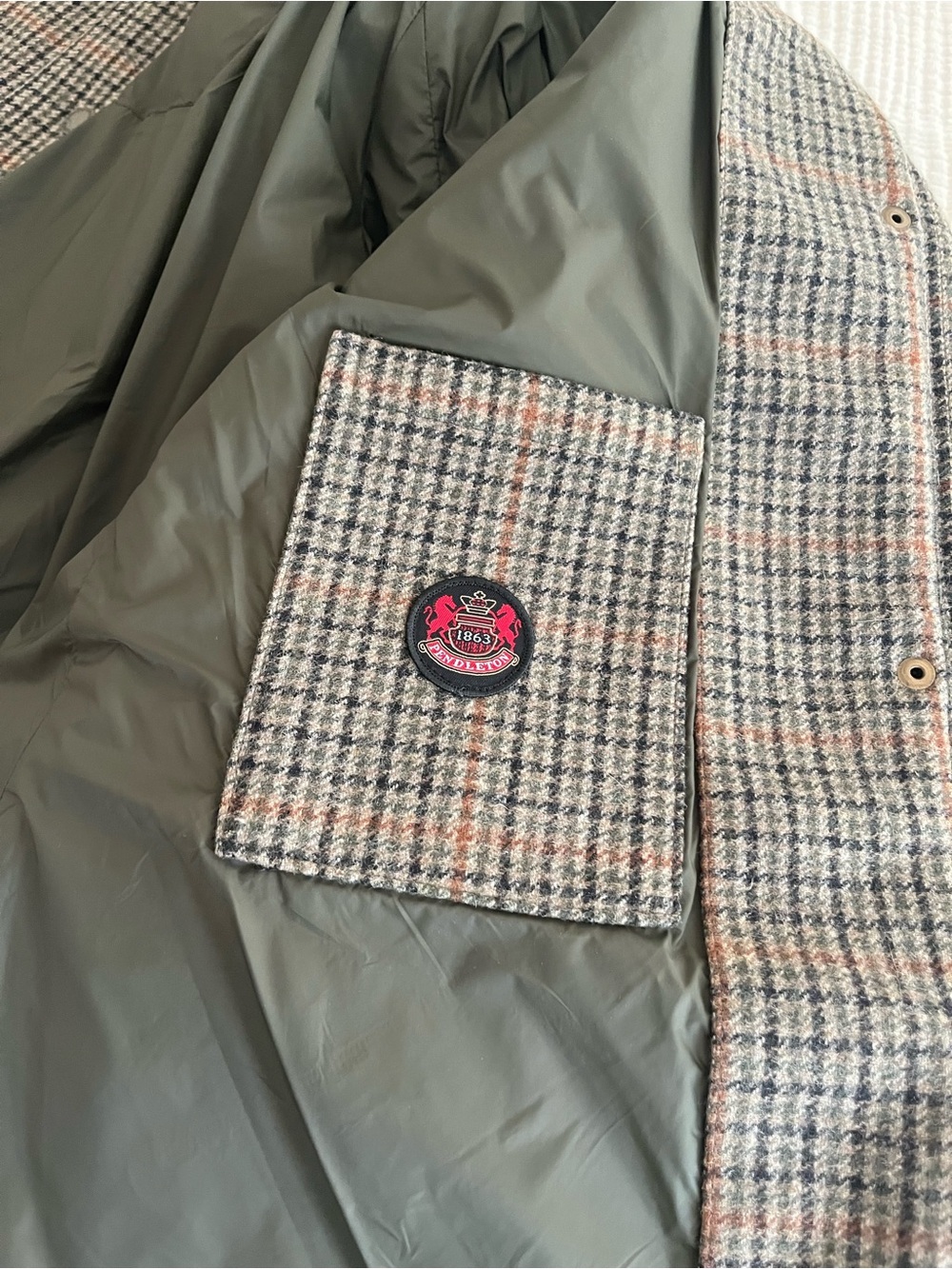 Pendleton Missoula Jacket - Brown Tweed - Women's Large - Picture 6 of 7
